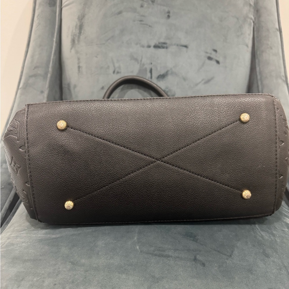 Fashion Inspired Black Monogram Tote Bag - Picture 6 of 9